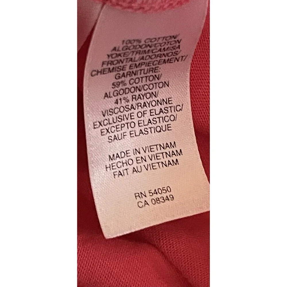 Jones New York Signature Shirt Pullover Eyelet Scoop Neck Women’s Size Large - Picture 3 of 7